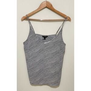 NWT Banana Republic Black and White Striped Camisole, Size M